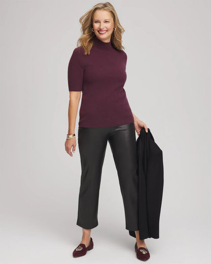 Chico's Cashmere Elbow-Sleeve Sweater
