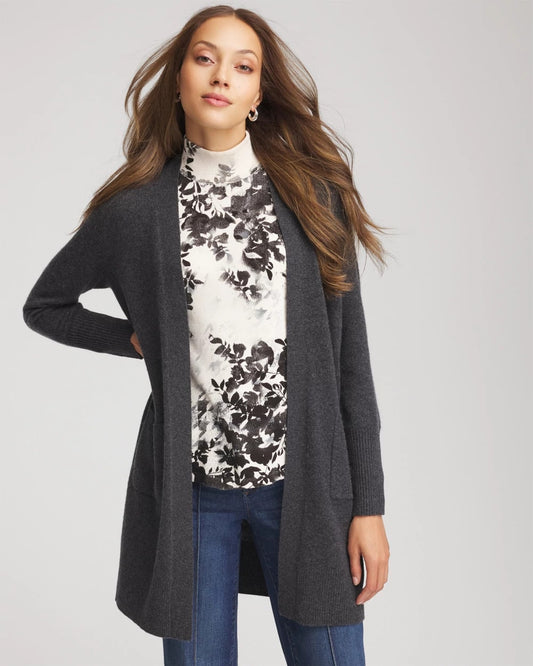 Chico's Cashmere Duster Cardigan