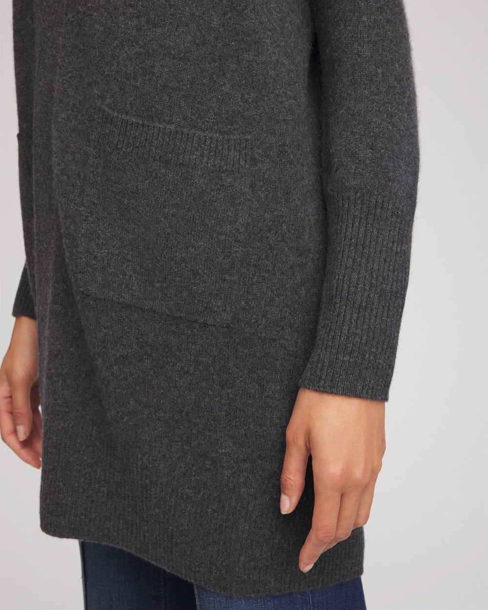 Chico's Cashmere Duster Cardigan