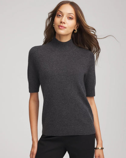 Chico's Cashmere Elbow-Sleeve Sweater