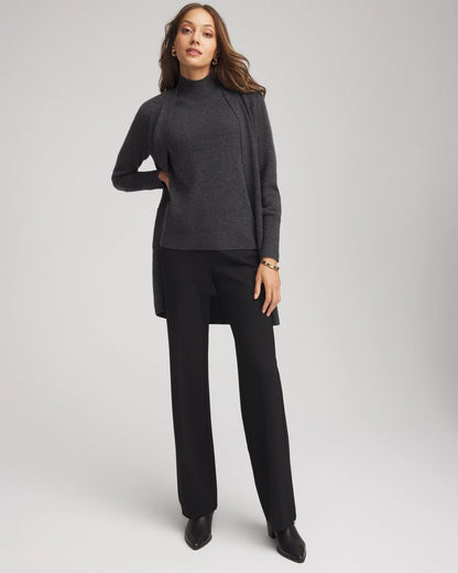 Chico's Cashmere Elbow-Sleeve Sweater