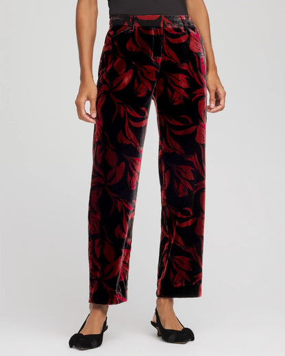 Chico's Velvet Rose Slim Ankle Pants