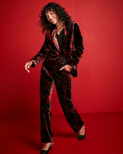 Chico's Velvet Rose Slim Ankle Pants