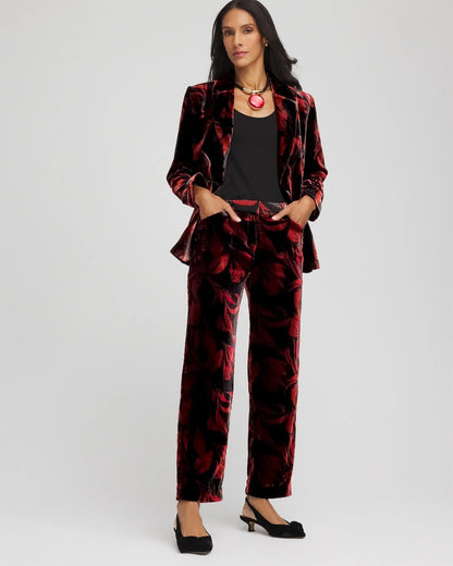 Chico's Velvet Rose Slim Ankle Pants