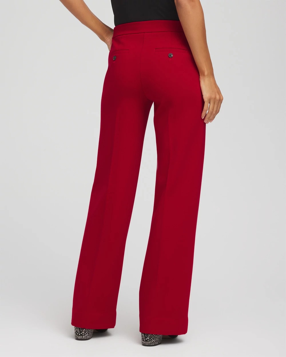 Chico's Emme Wide-Leg Trouser Ponte Pants