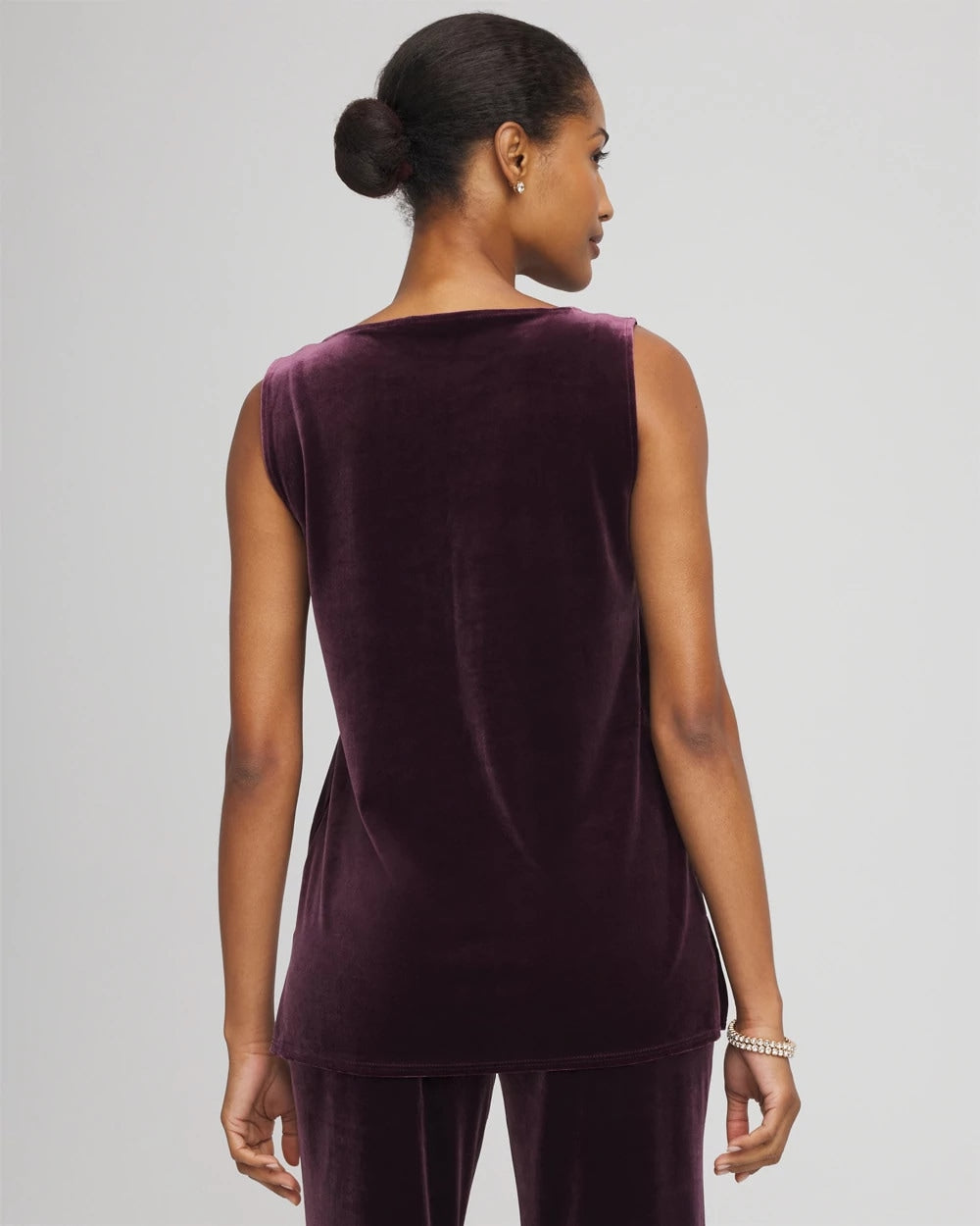 Chico's Travelers™ Velvet Side-Slit Tank