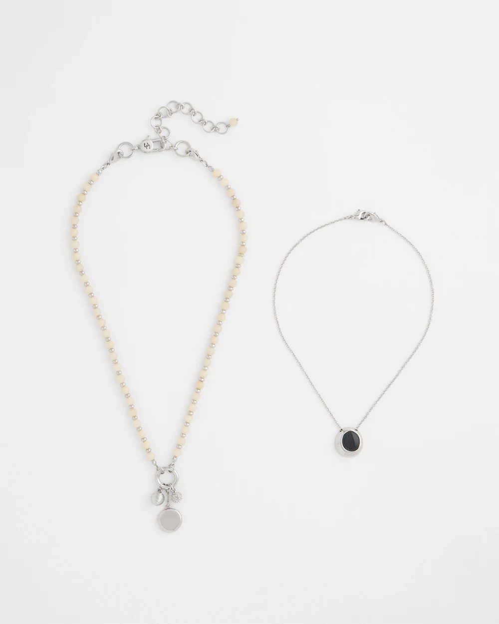 Chico's Short Double Strand Pendant
