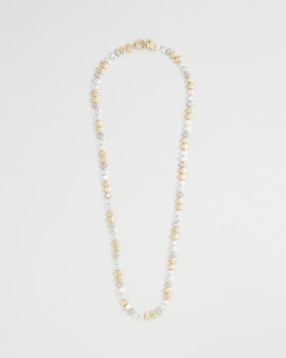Chico's Mixed Metal Long Single Strand Necklace