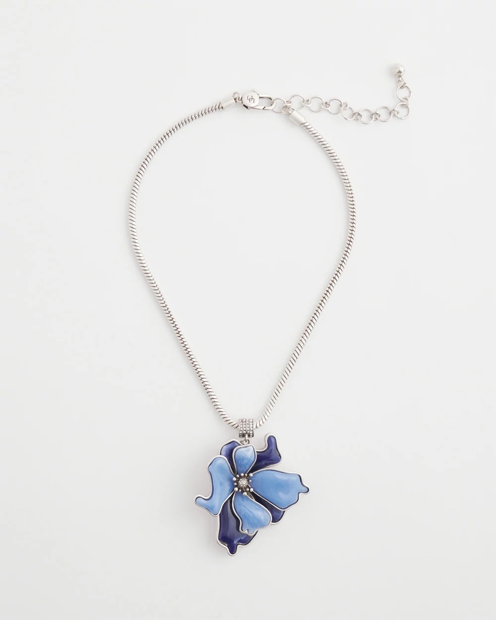 Chico's Blue Flower Pendant