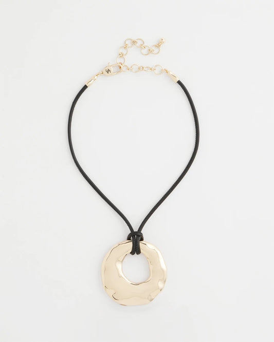 Chico's Modern Gold Pendant