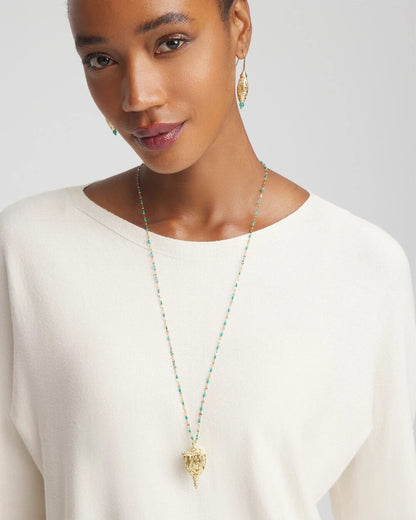 Chico's Lantern Pendant Necklace