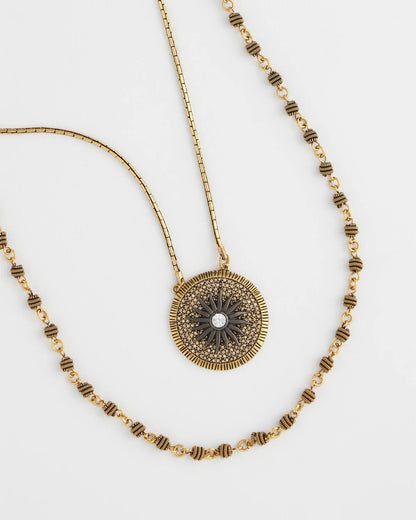 Chico's Convertible Multi-Strand Pendant Necklace