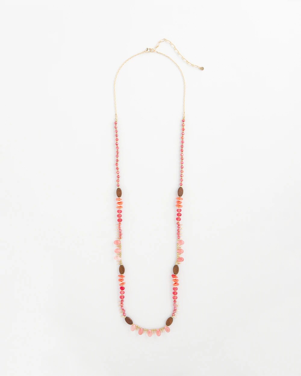 Chico's Beaded Single Strand Necklace