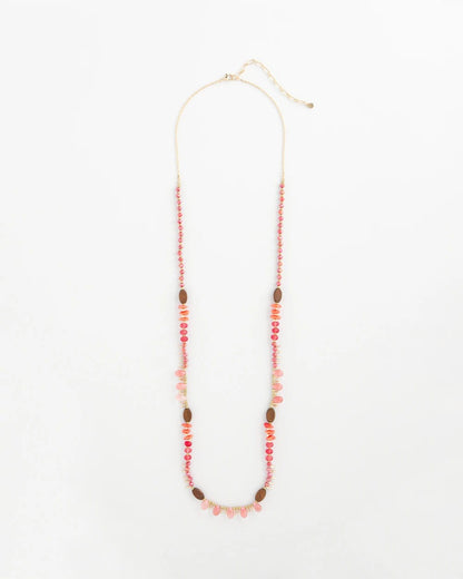 Chico's Beaded Single Strand Necklace
