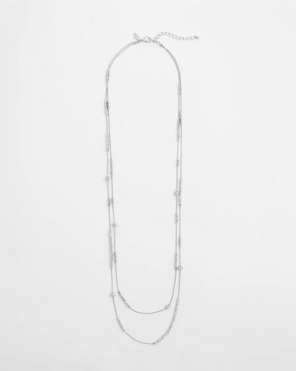 Chico's Hexie Multi-Strand Necklace