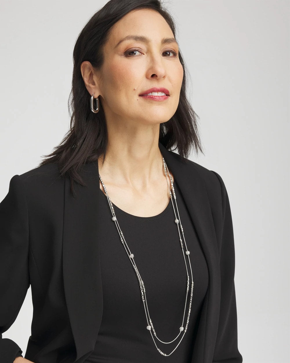 Chico's Hexie Multi-Strand Necklace