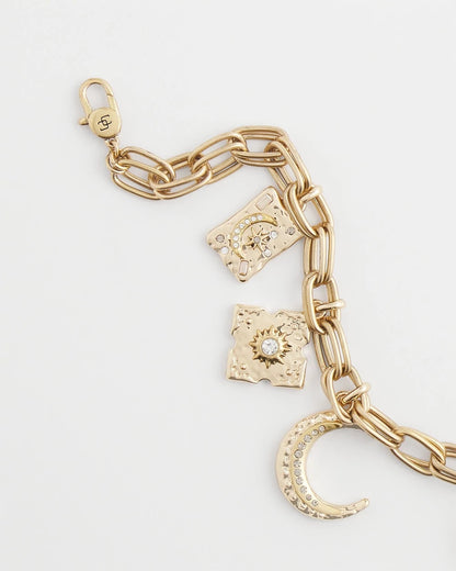 Chico's Gold Celestial Charm Necklace