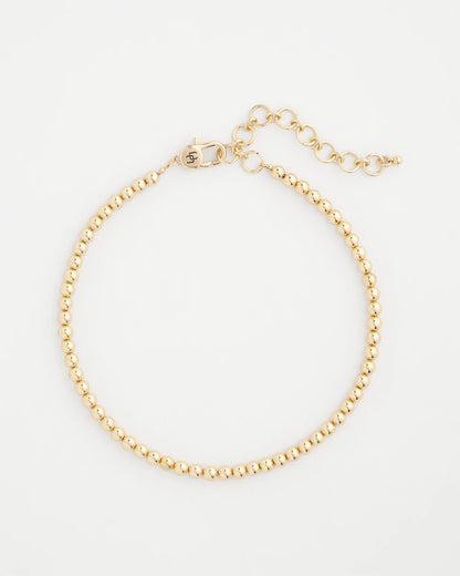 Chico's Golden Beaded Necklace