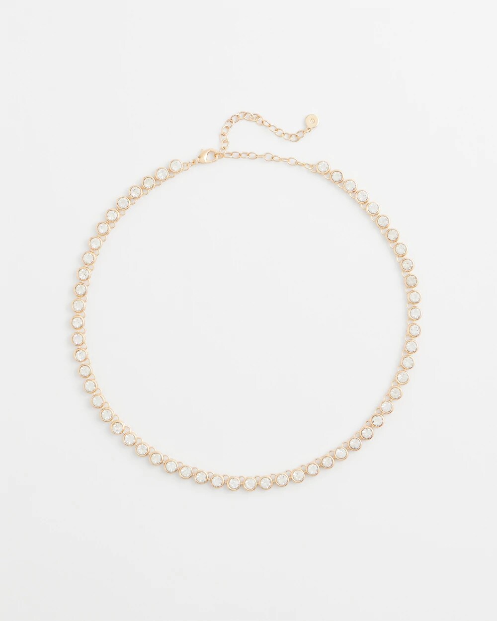 Chico's Goldtone Tennis Necklace