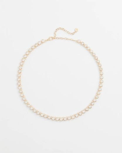 Chico's Goldtone Tennis Necklace