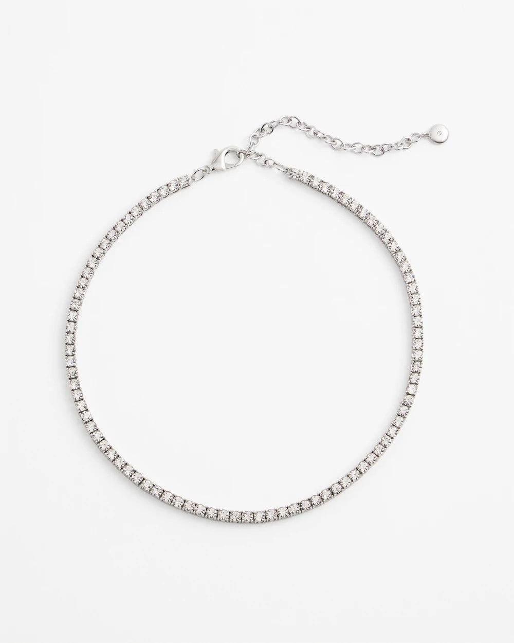 Chico's Silver Tennis Necklace