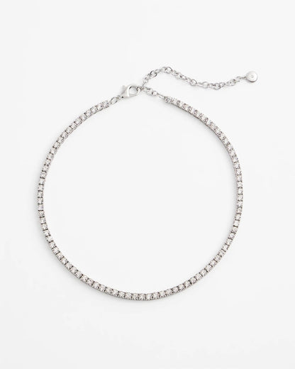 Chico's Silver Tennis Necklace