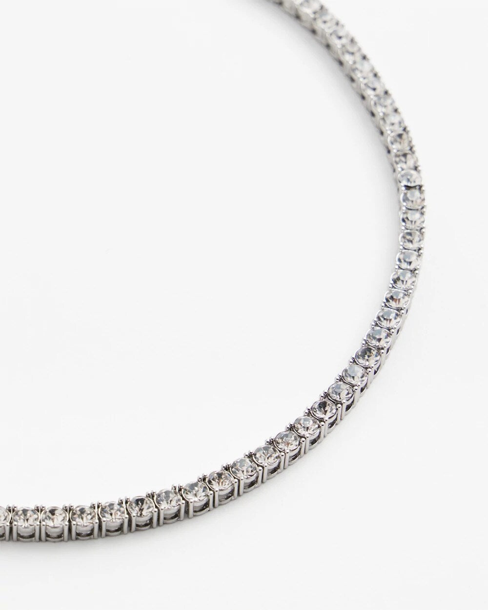 Chico's Silver Tennis Necklace