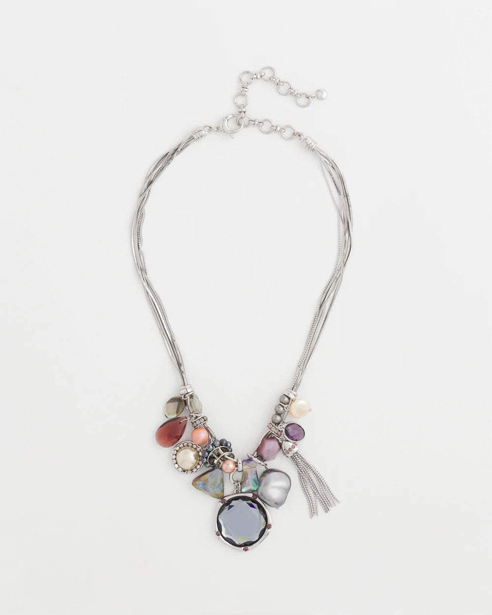 Chico's Short Aurora Charm Necklace