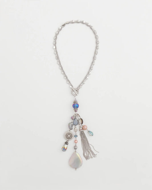 Chico's Stone & Shell ​​Twice As Nice Pendant