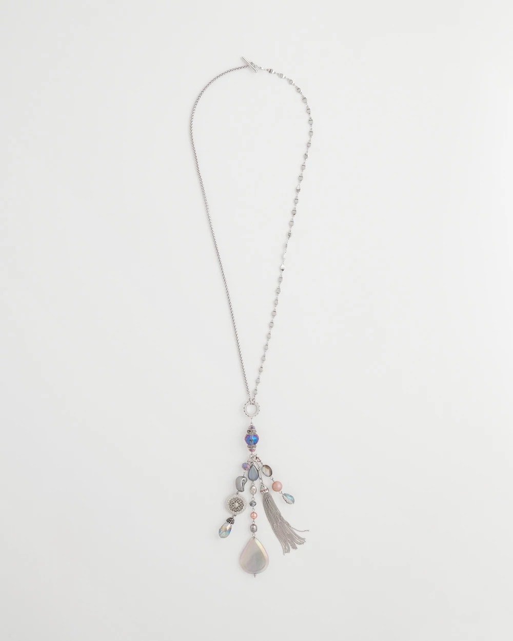Chico's Stone & Shell ​​Twice As Nice Pendant