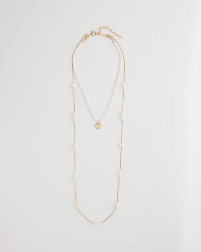 Chico's Convertible Faux Pearl Necklace