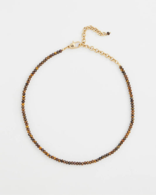 Chico's Genuine Tiger's Eye Stone Necklace