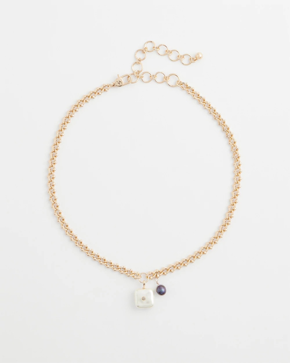 Chico's Freshwater Pearl Pendant Necklace