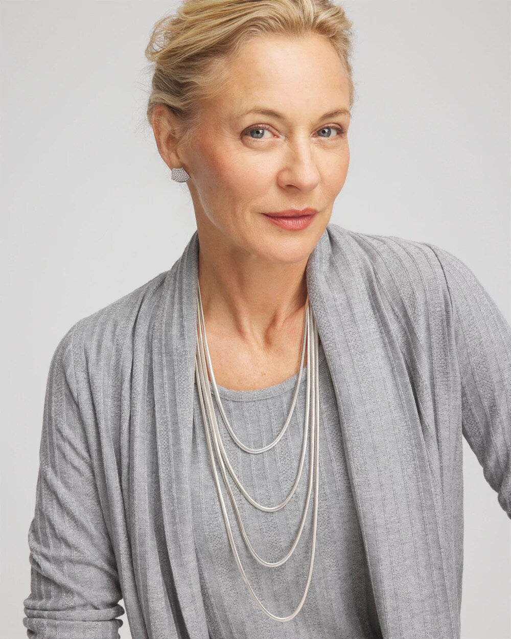 Chico's Multi-Layer Snake Chain Necklace