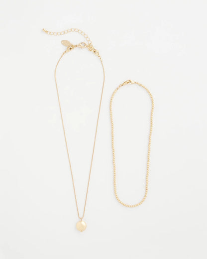 Chico's Goldtone Convertible Pendant Necklace