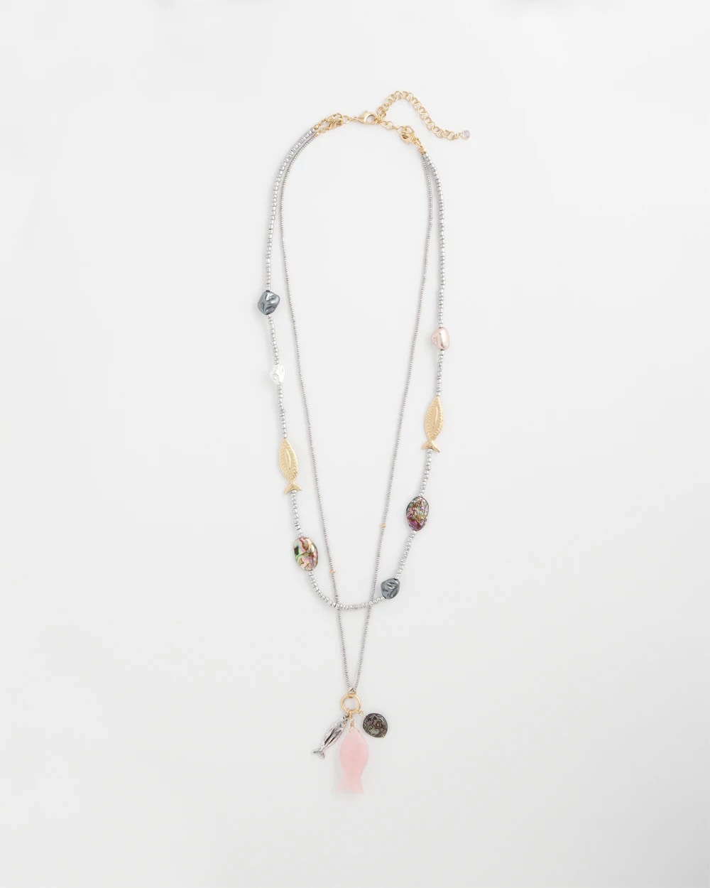 Chico's Chico's Originals White Jade Ocean Necklace