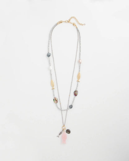 Chico's Chico's Originals White Jade Ocean Necklace