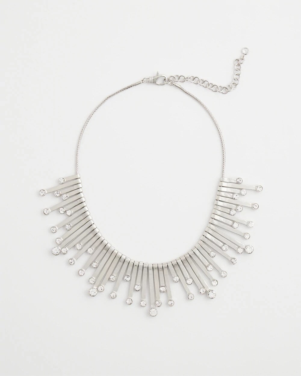 Chico's Chico’s Originals Silver Slice & Gem Bib