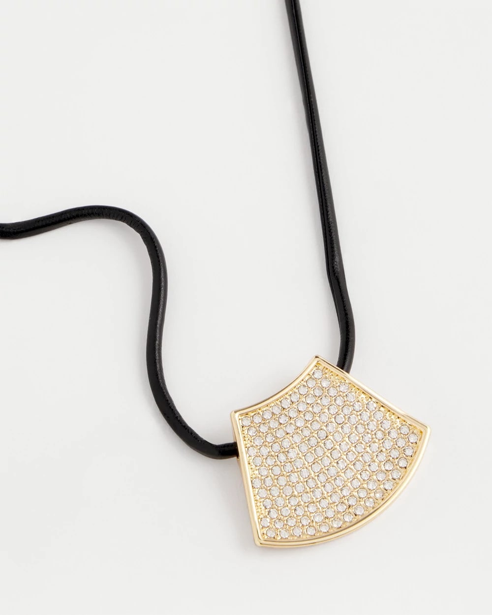 Chico's Gold Glitz Pendant Necklace