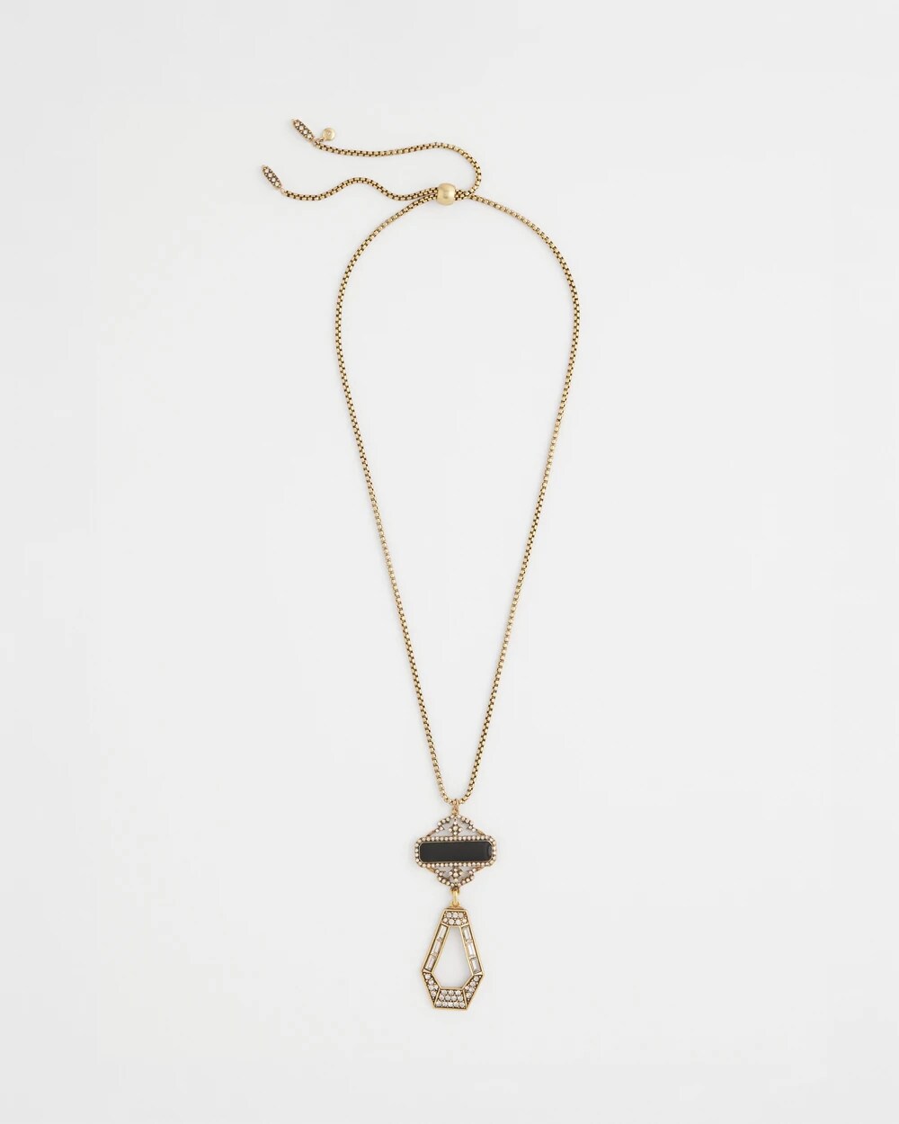 Chico's Adjustable Amulet Pendant Necklace