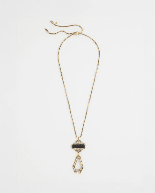 Chico's Adjustable Amulet Pendant Necklace