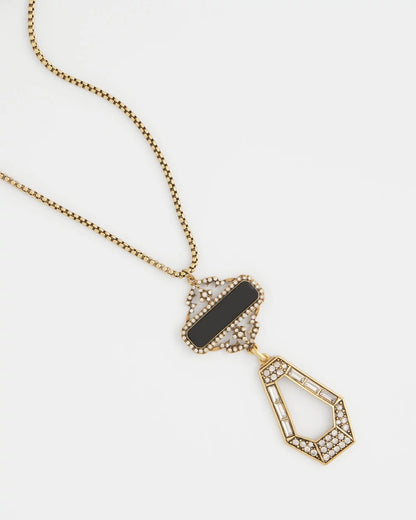 Chico's Adjustable Amulet Pendant Necklace