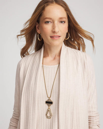 Chico's Adjustable Amulet Pendant Necklace