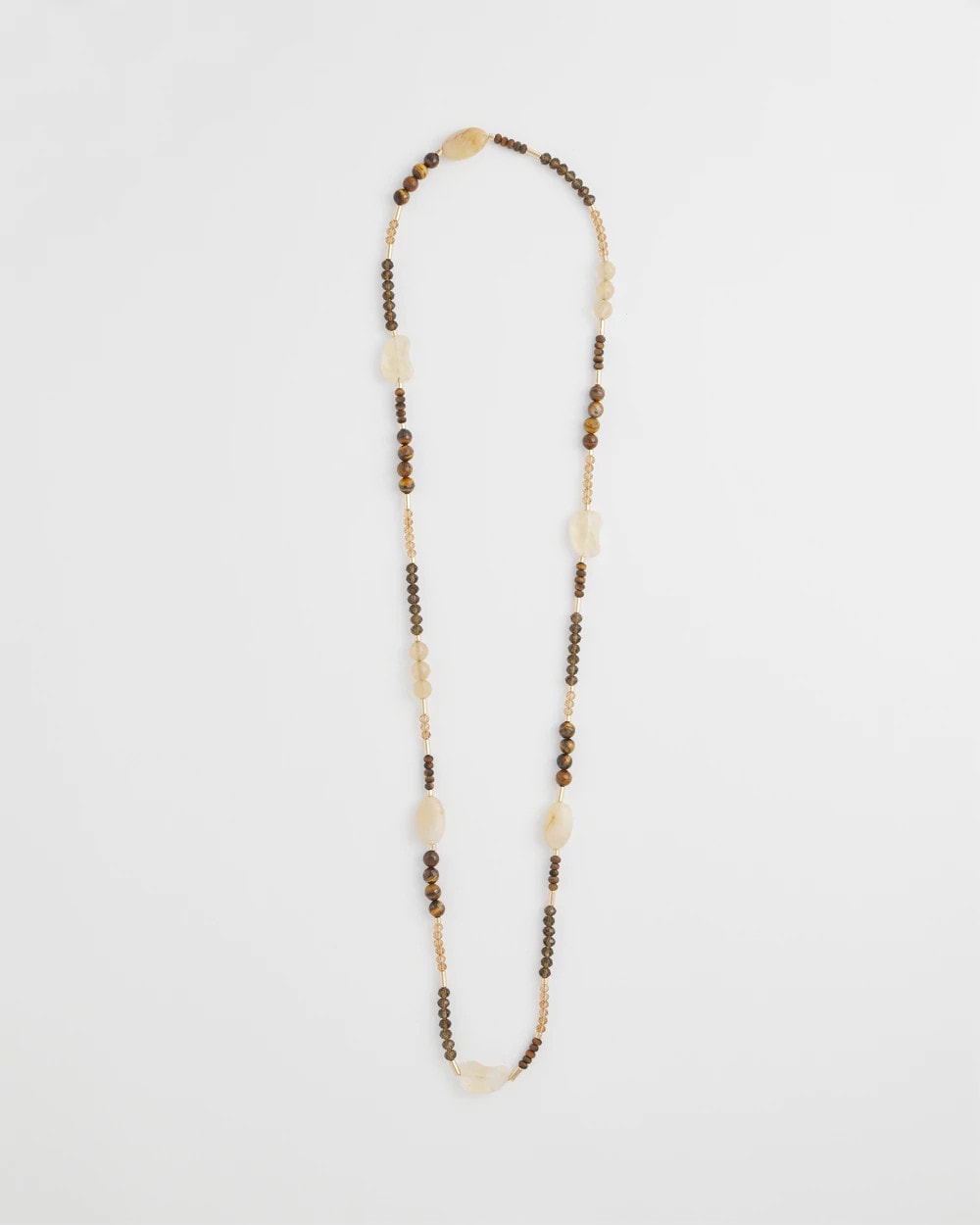 Chico's Tiger's Eye Single-Strand Necklace