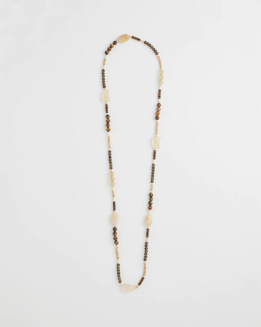Chico's Tiger's Eye Single-Strand Necklace