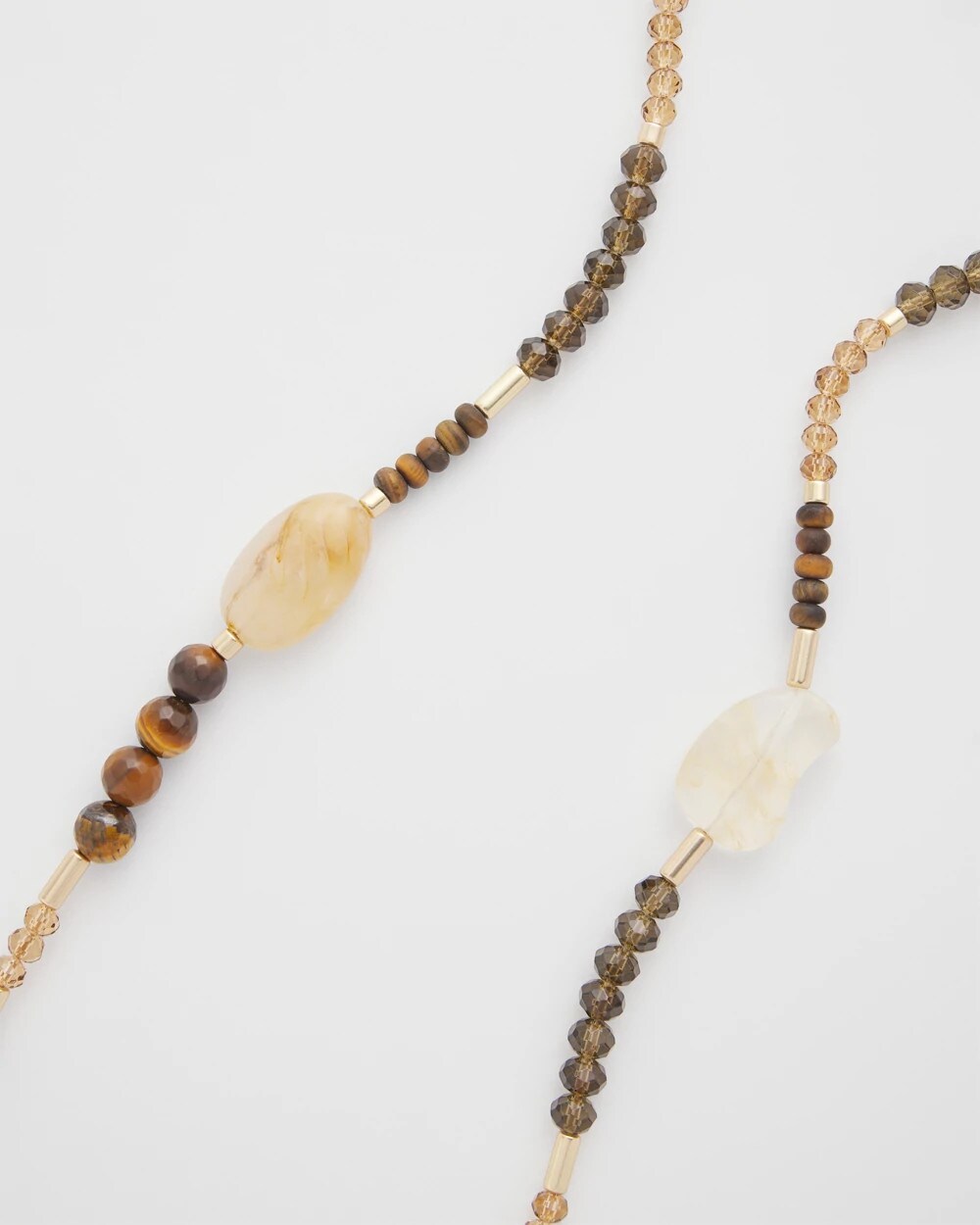 Chico's Tiger's Eye Single-Strand Necklace