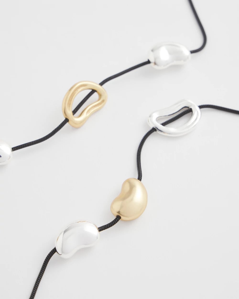 Chico's Mixed-Metal Charm Necklace