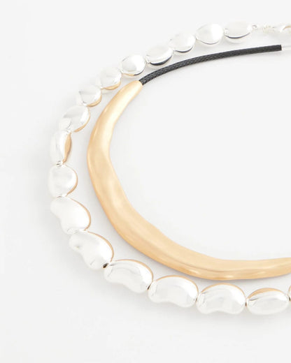 Chico's Mixed-Metal Collar Necklace