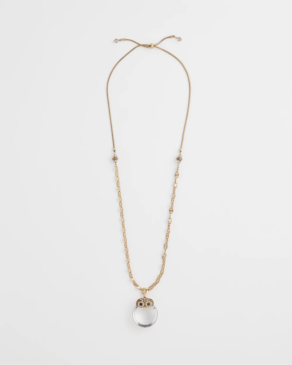 Chico's Owl Pendant Necklace