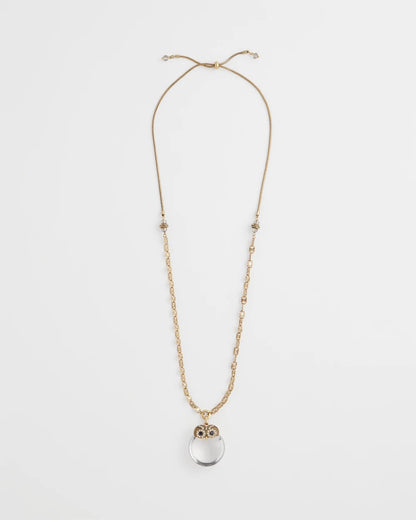 Chico's Owl Pendant Necklace